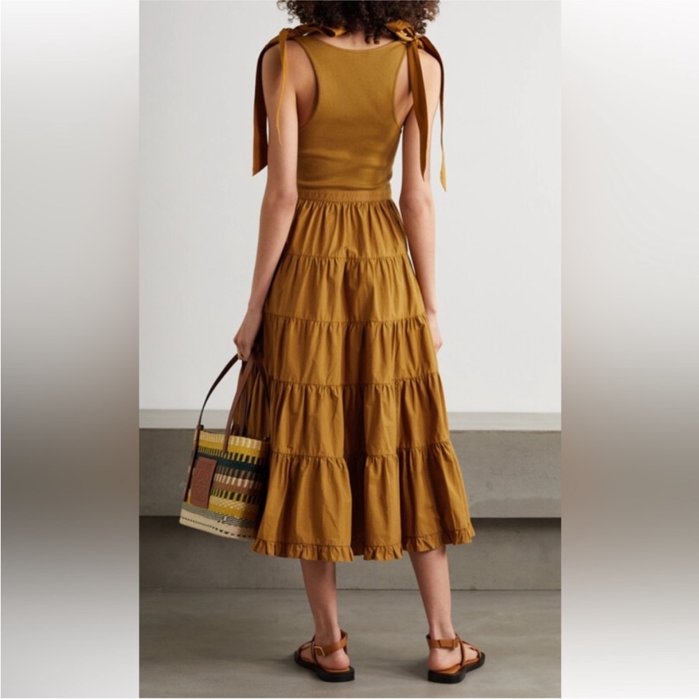 Ulla Johnson ‘Hope’ Khaki Tan Maxi Dress, Sz M/L - Picture 4 of 5